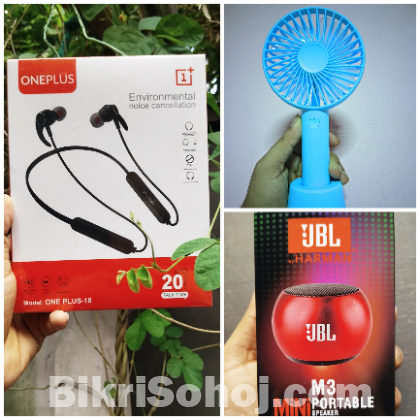 Airbuds,fan,Bluetooth speaker